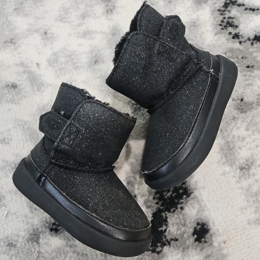 UGG Black Glitter Boot